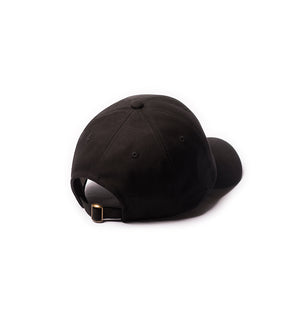 Tiger Cap (Grey Tiger) Black Organic Cotton Hat