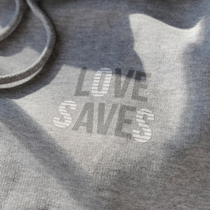SOS Love Saves H.Grey Organic Cotton Hoodie
