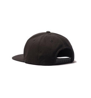 Tiger Snapback (D.Grey Tiger) Black Organic Cotton Hat