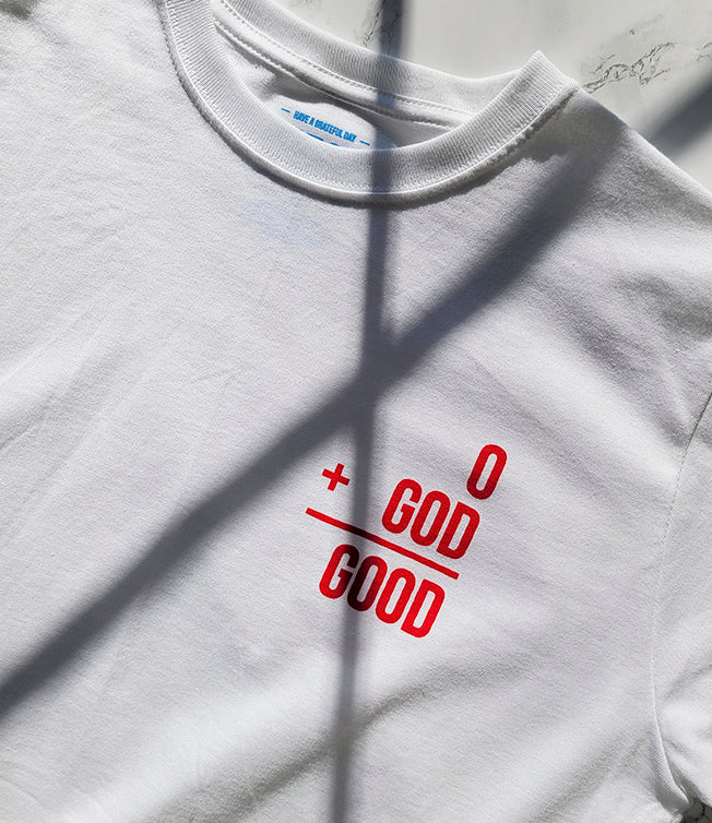 0+G0D White Organic Cotton T-shirt