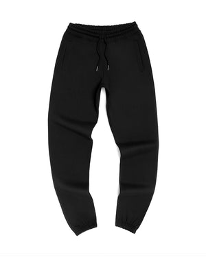 Black Essential Organic Cotton Sweatpants