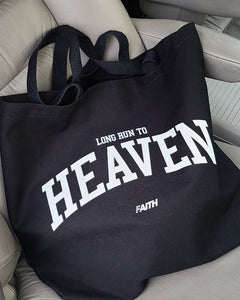 Long Run To Heaven Tote Bag (Black)