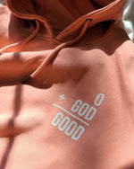 Salmon 0+GOD Organic Cotton Hooded Sweatshirt