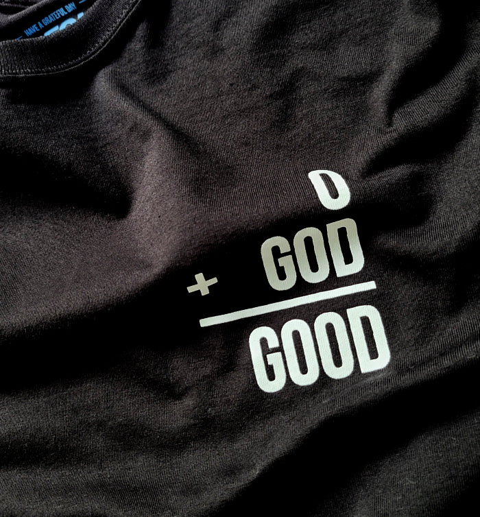0+G0D Black Organic Cotton T-shirt