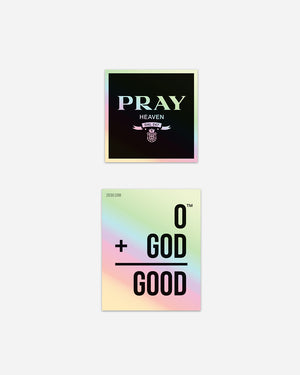Faith based holographic sticker pack